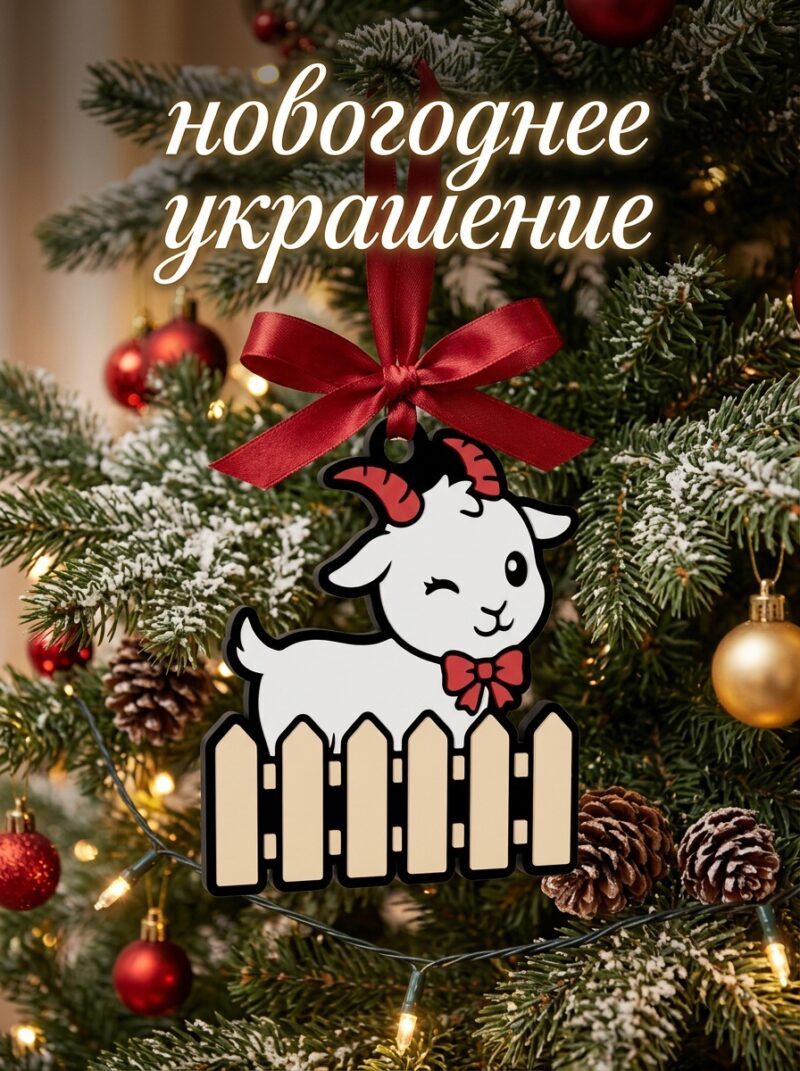 Новогоднее украшение "Козька"